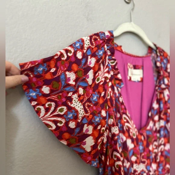 By Anthropologie Robin Tiered Mini Dress - Picture 3 of 8